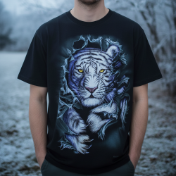 T-shirt TIGRE BLANC
