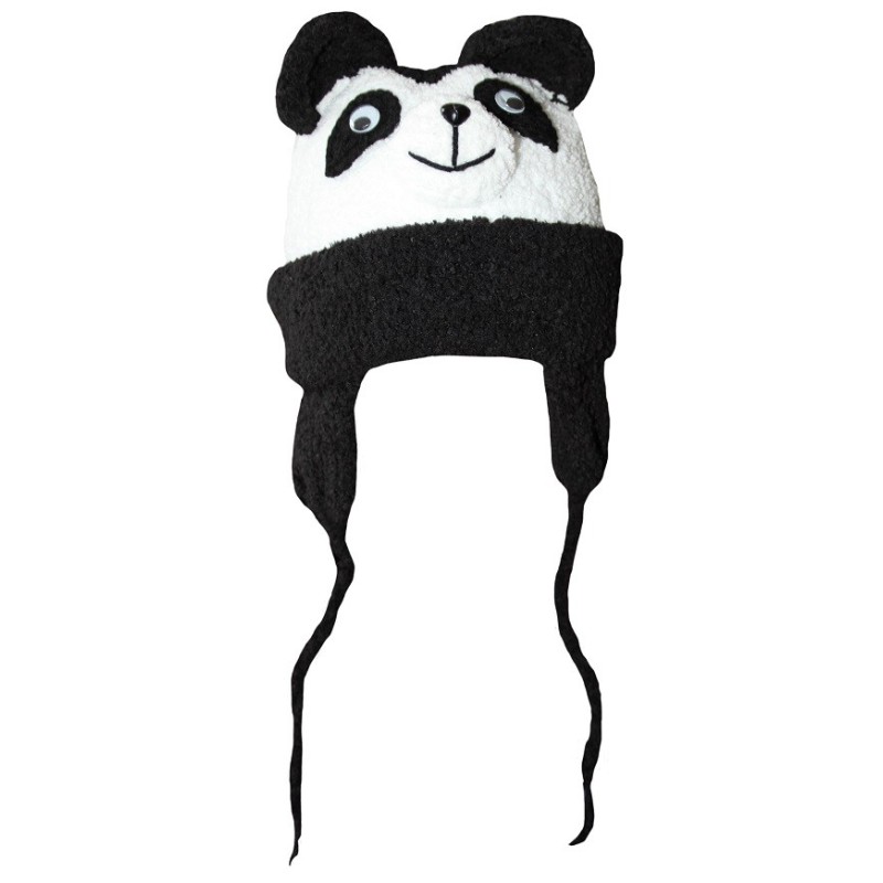 BB&Co - Bonnet Petit Panda avec oreilles blanc/noir par BB&Co