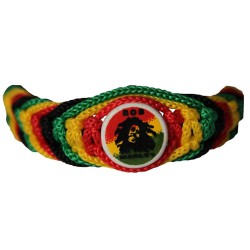 Bracelet tressé Bob Marley