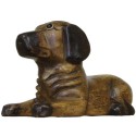Statuette CHIEN COUCHÉ