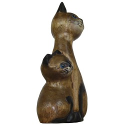 Statuette CHAT & PETIT