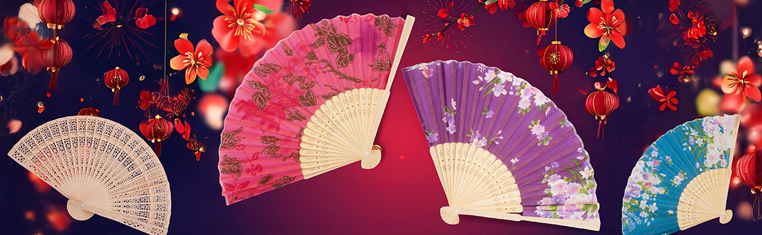 Nouveautés chez FAR EST ! Des éventails aux couleurs de l'Asie !